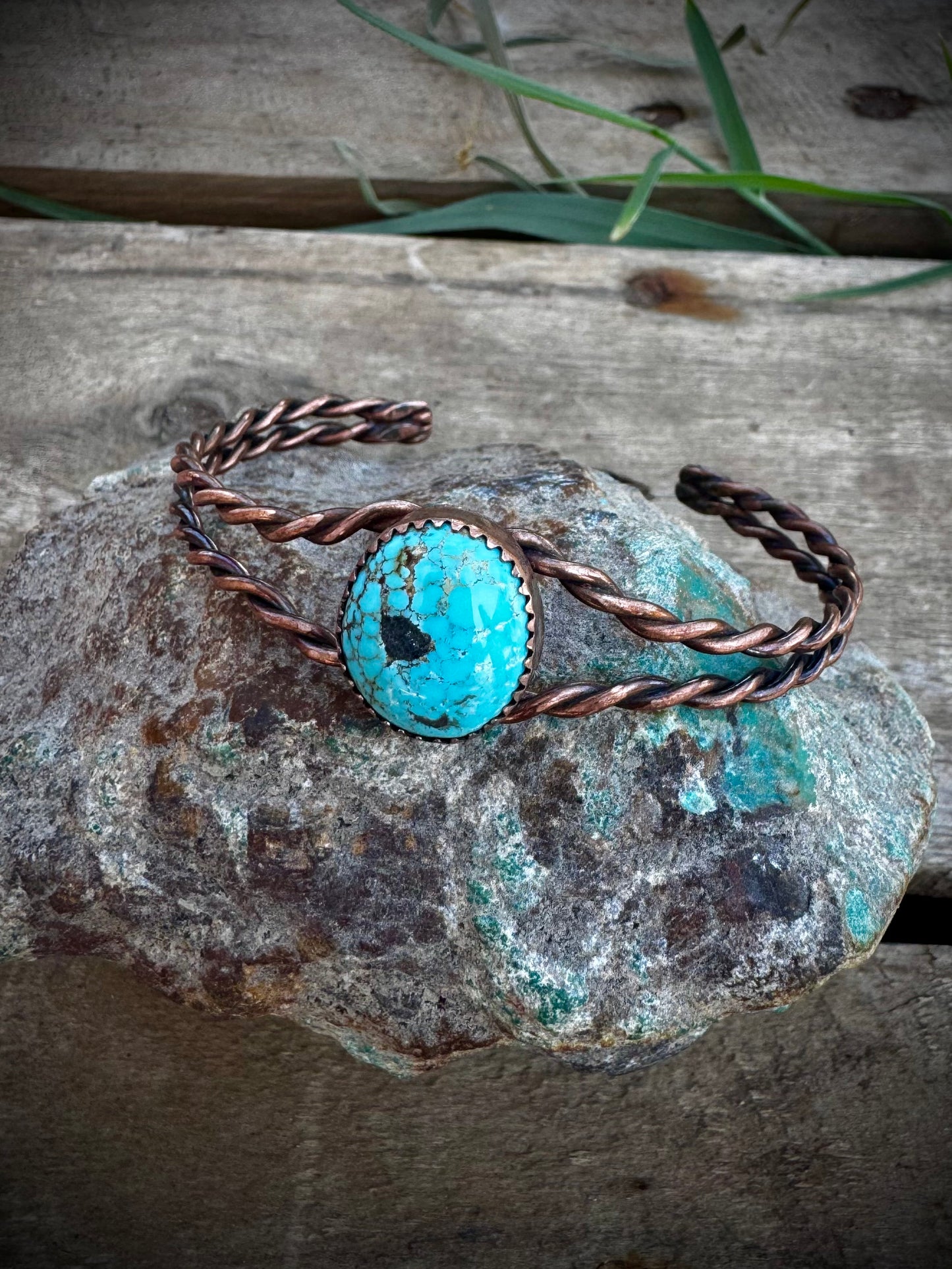 Copper Twisted Wire Cuff