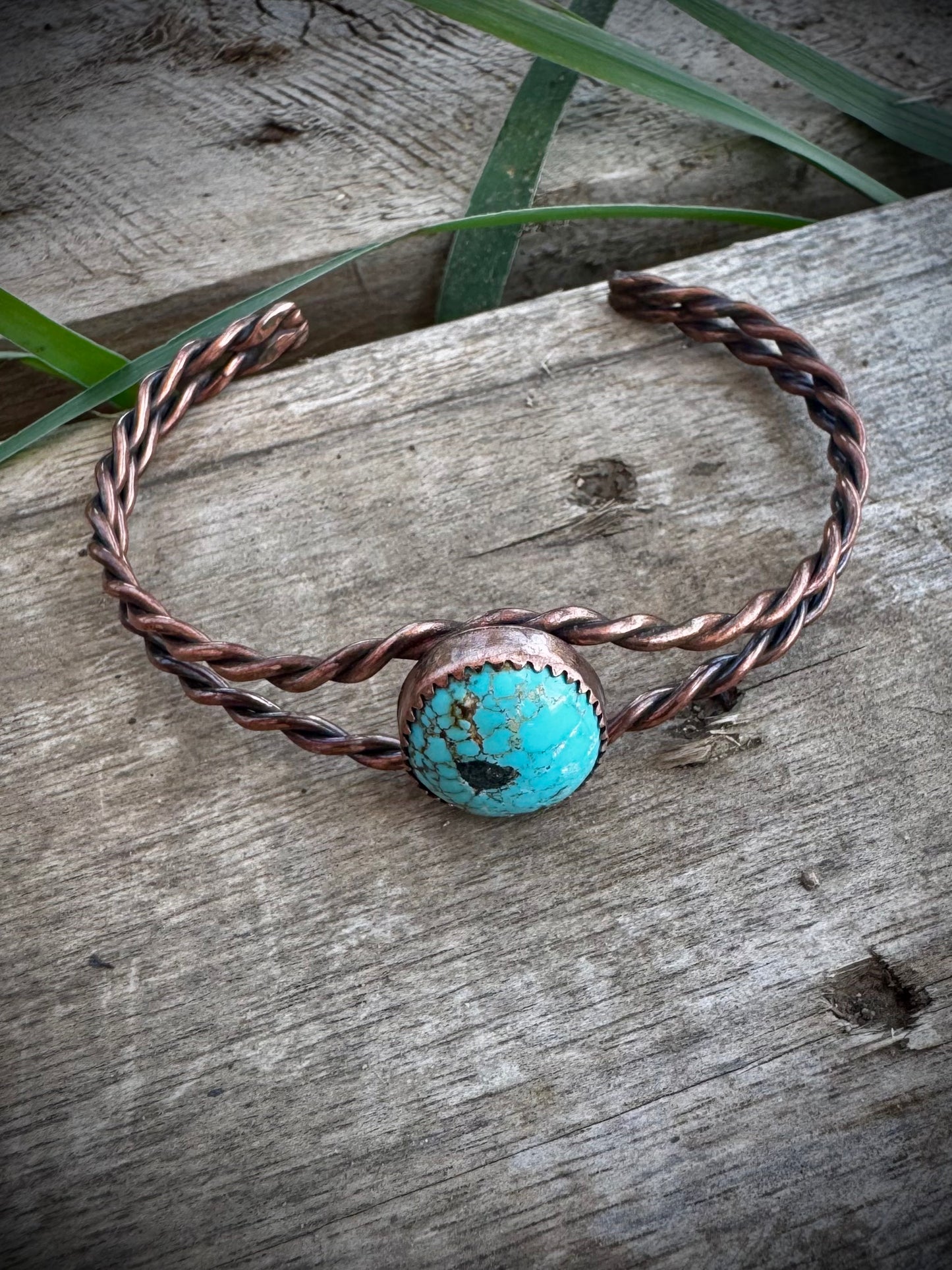 Copper Twisted Wire Cuff