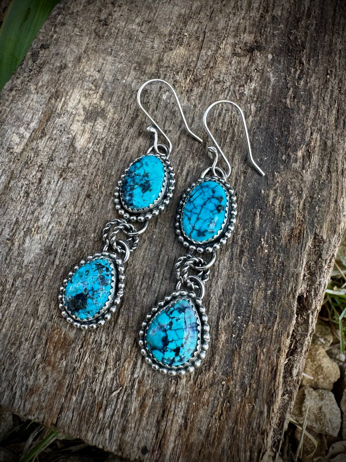 Stella Blue Dangle Earrings