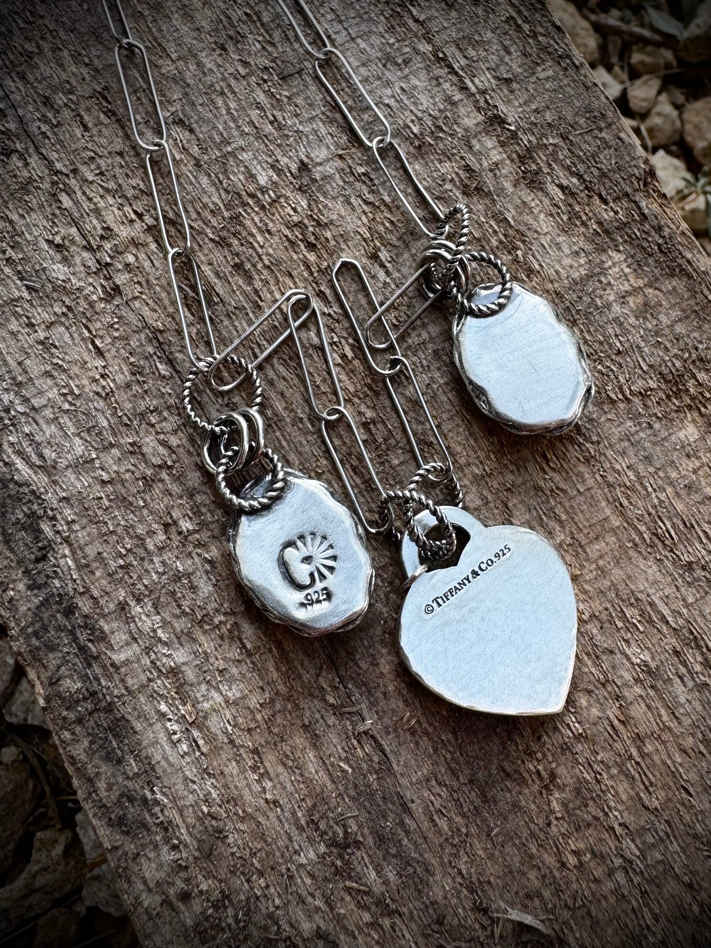 Tiffany UpCycle Necklace with Stella Blue
