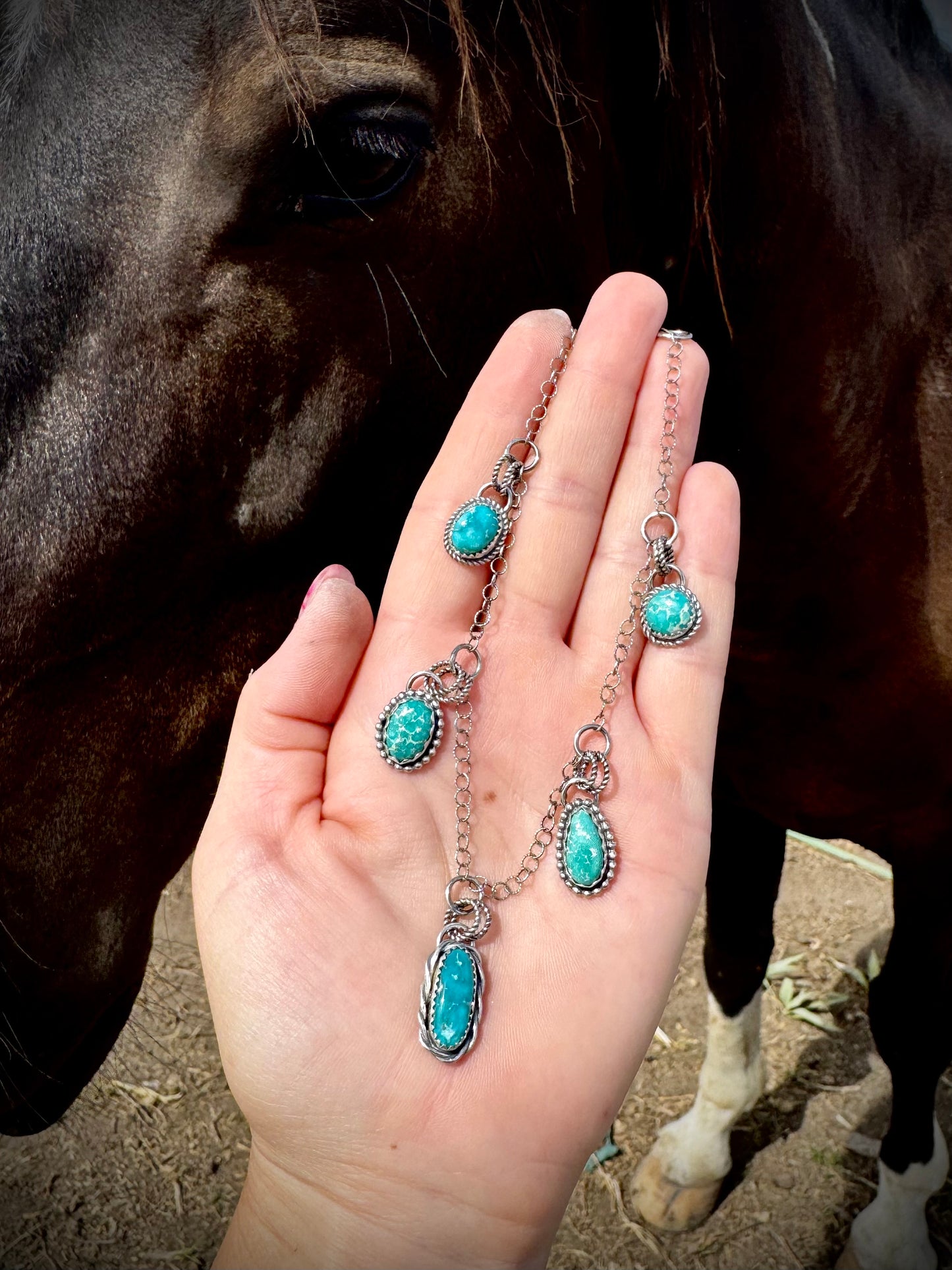 Super Dainty White Water Necklace