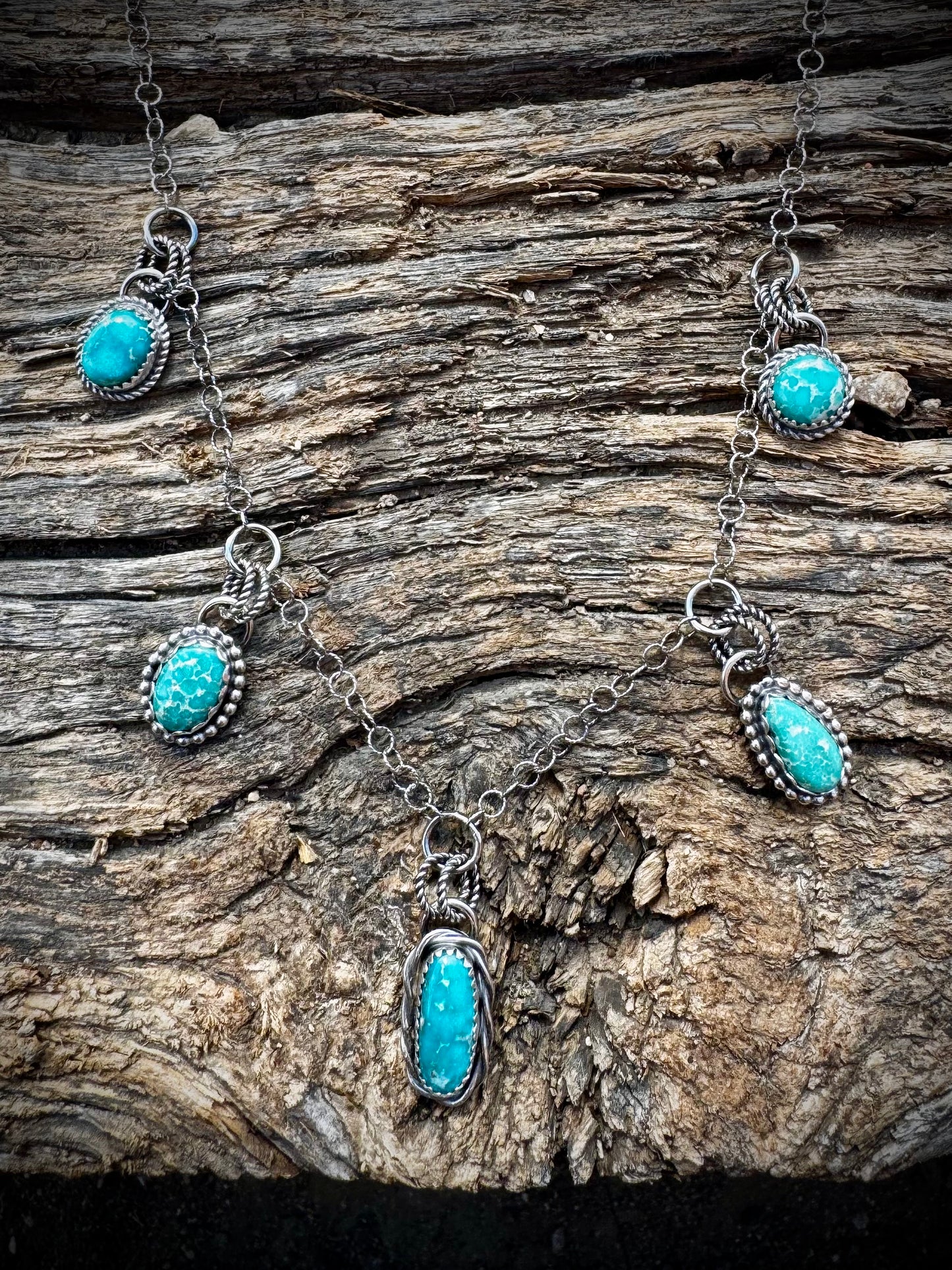 Super Dainty White Water Necklace