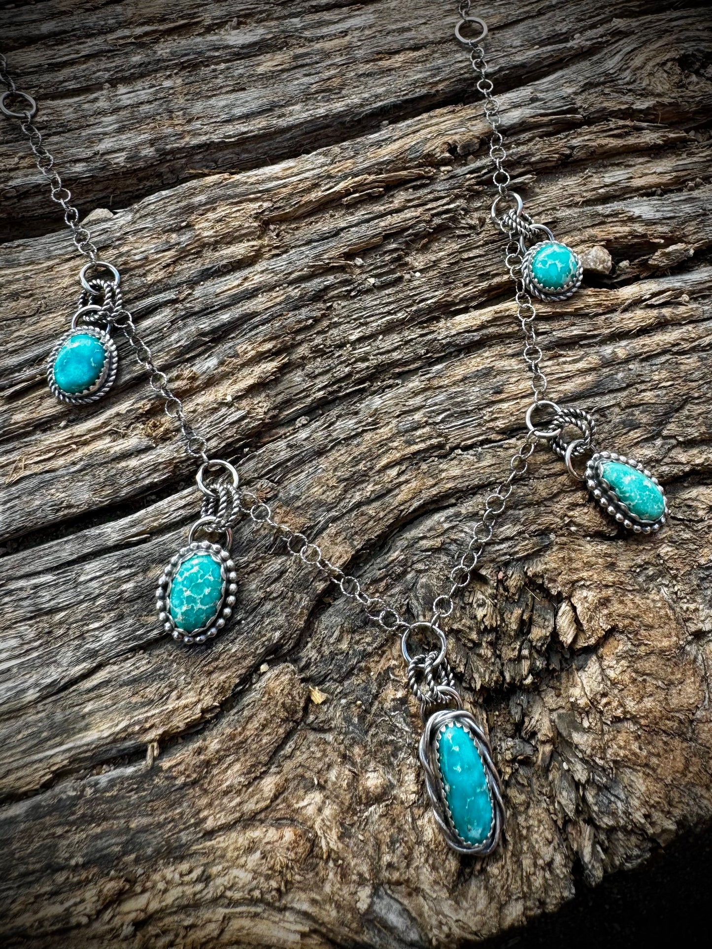 Super Dainty White Water Necklace