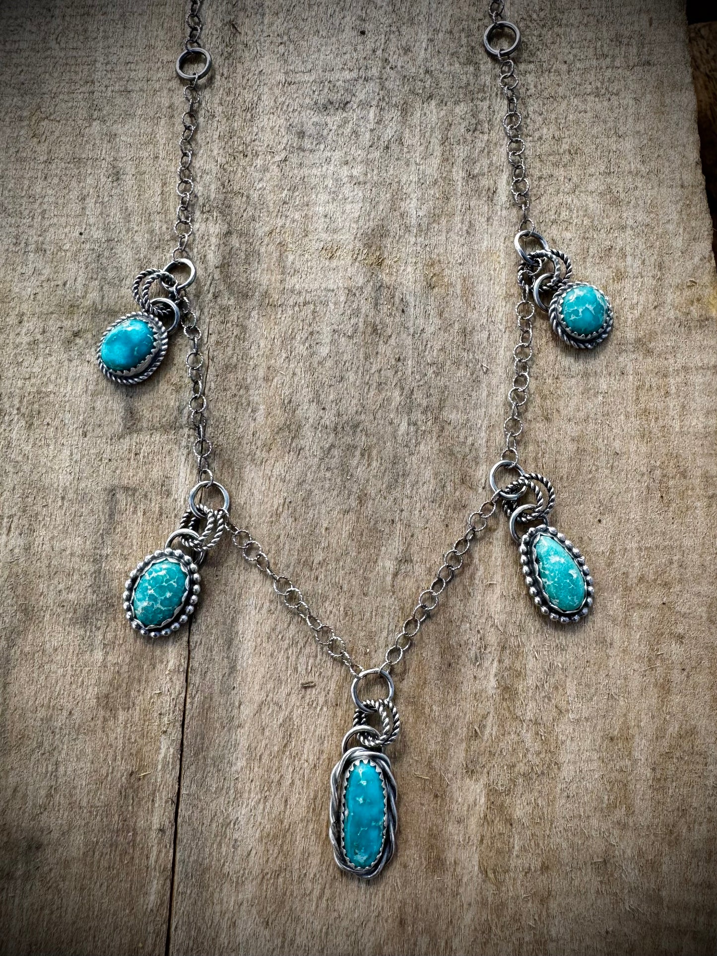 Super Dainty White Water Necklace