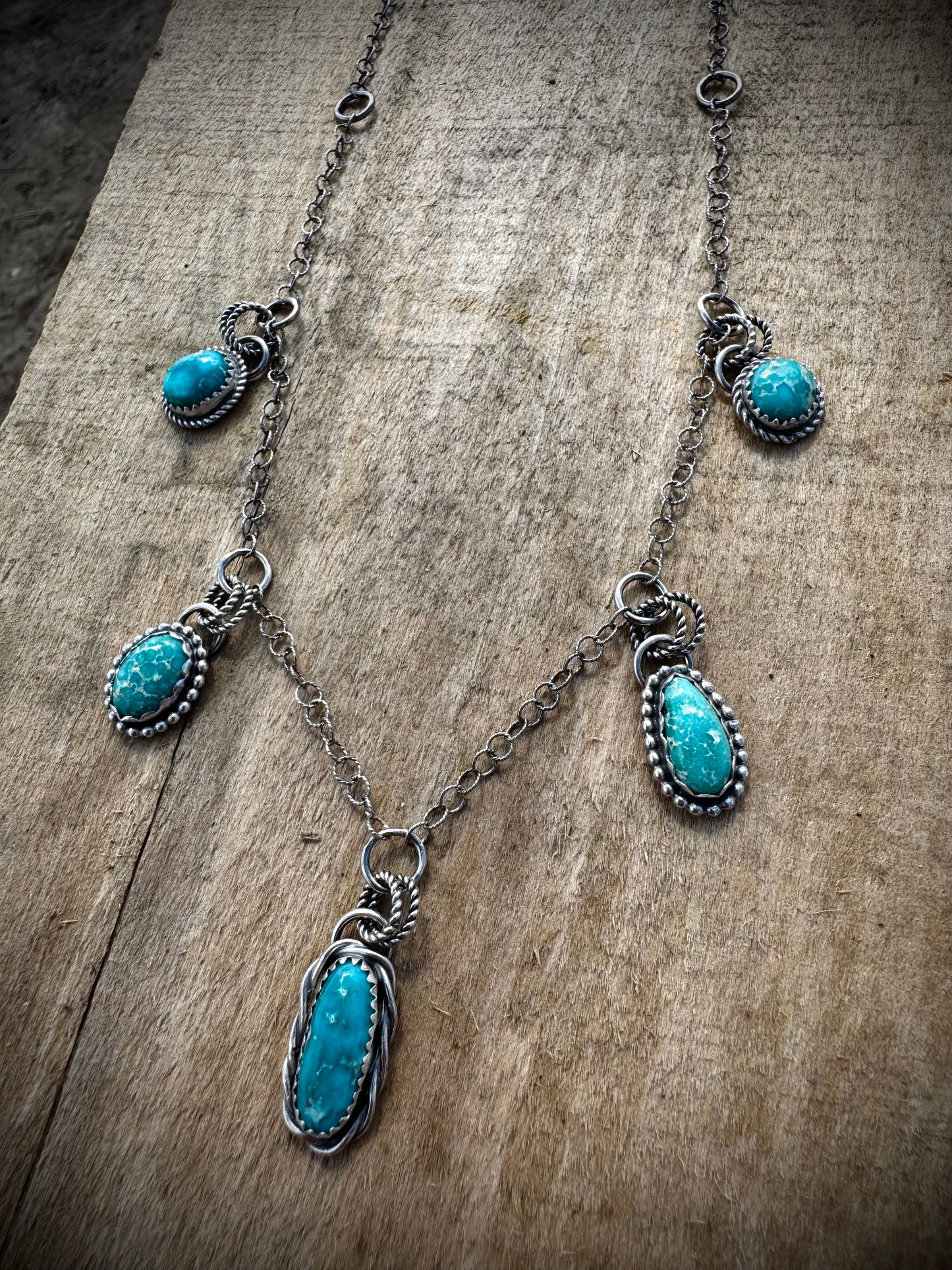 Super Dainty White Water Necklace