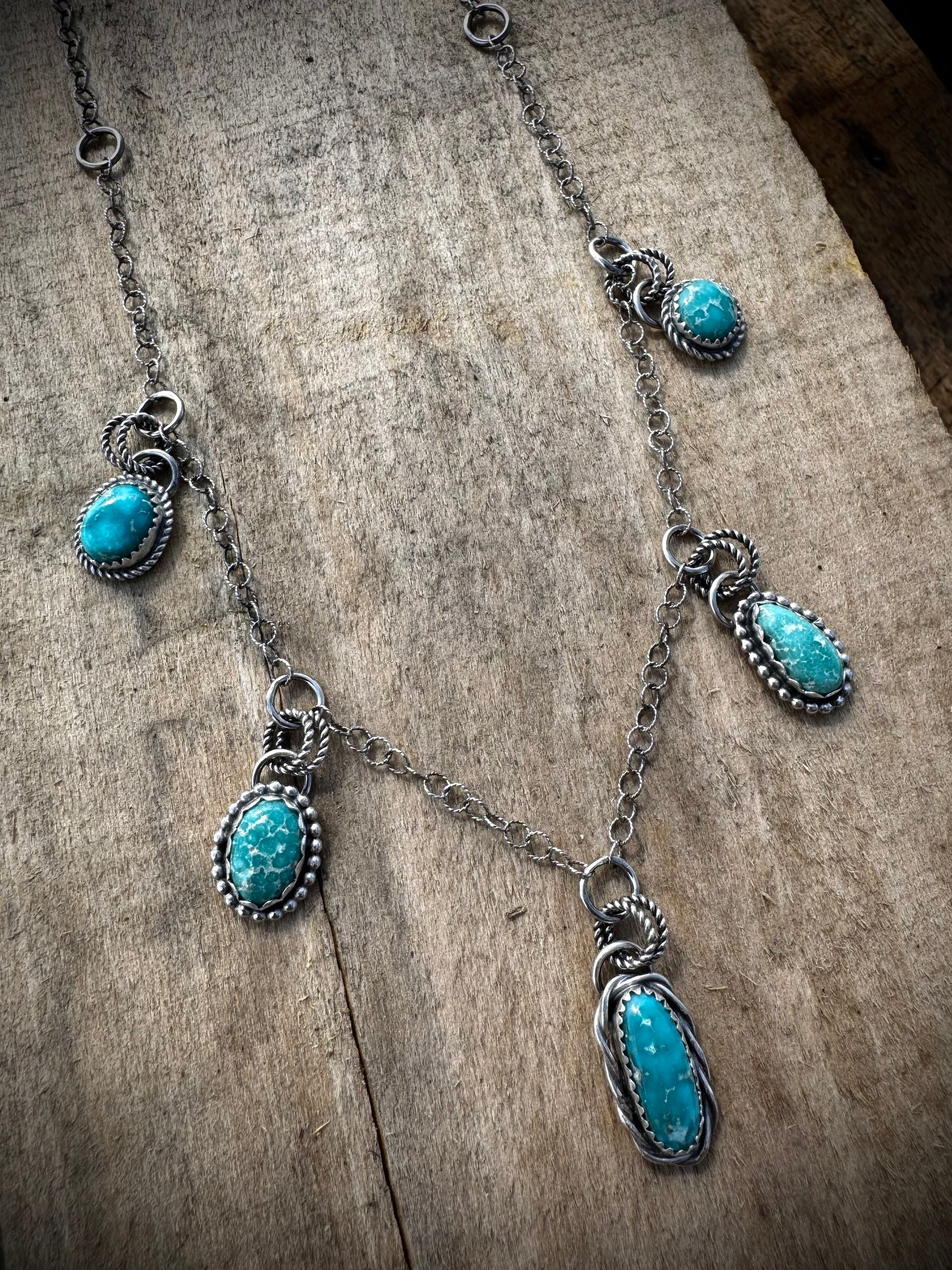 Super Dainty White Water Necklace