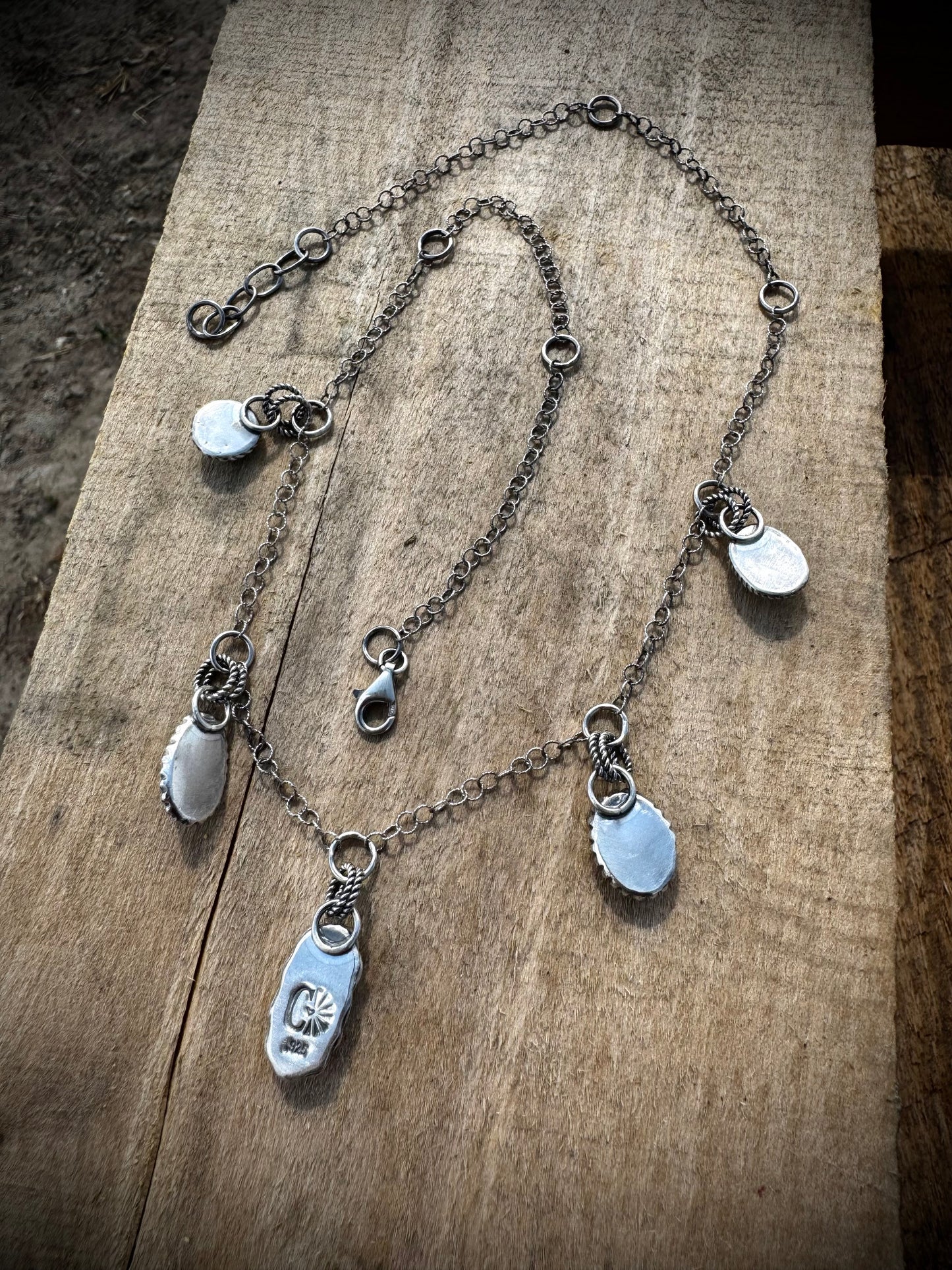 Super Dainty White Water Necklace