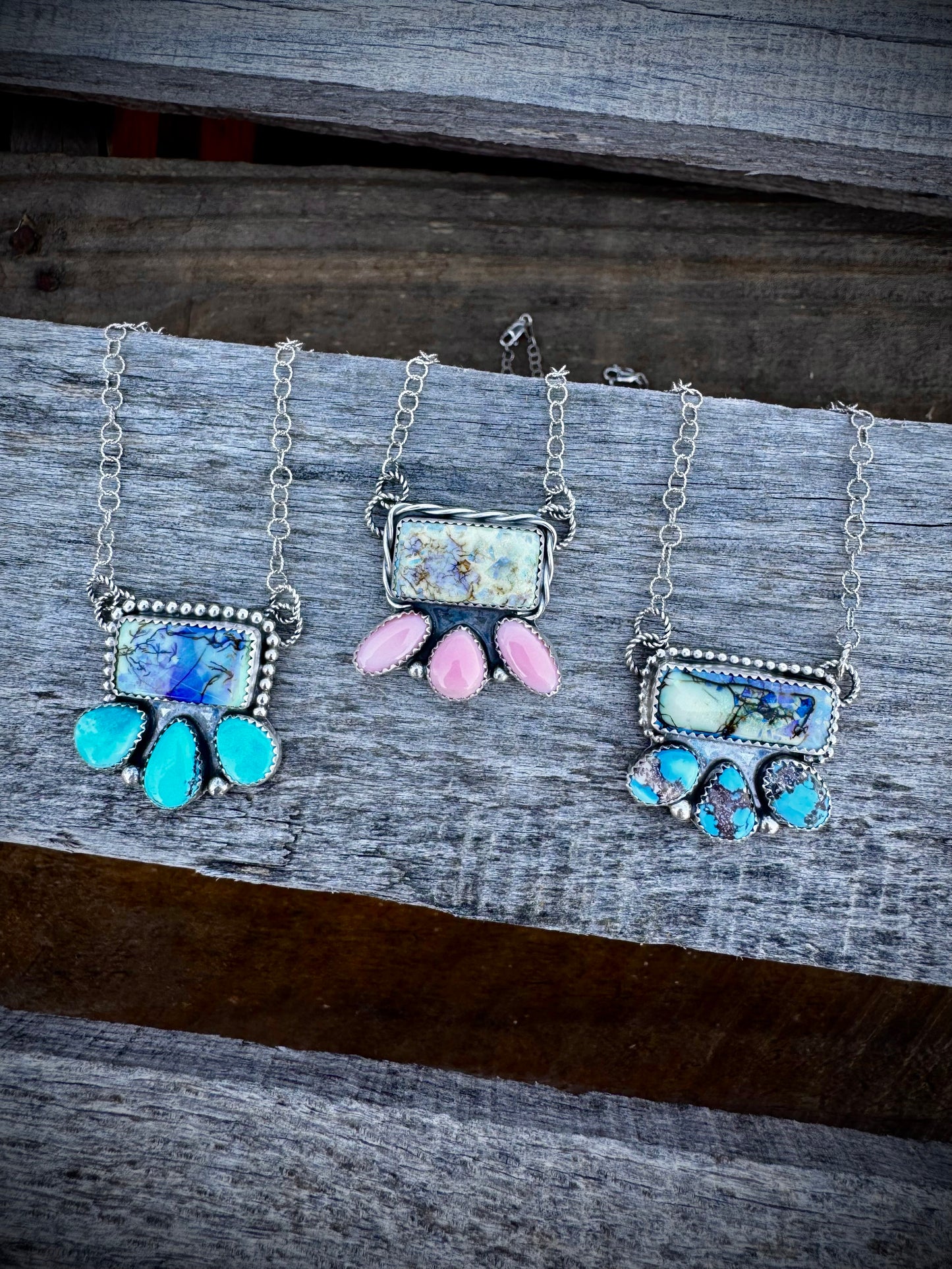Opal Bar Necklaces