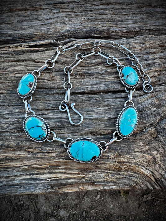 Egyptian Turquoise Choker Necklace