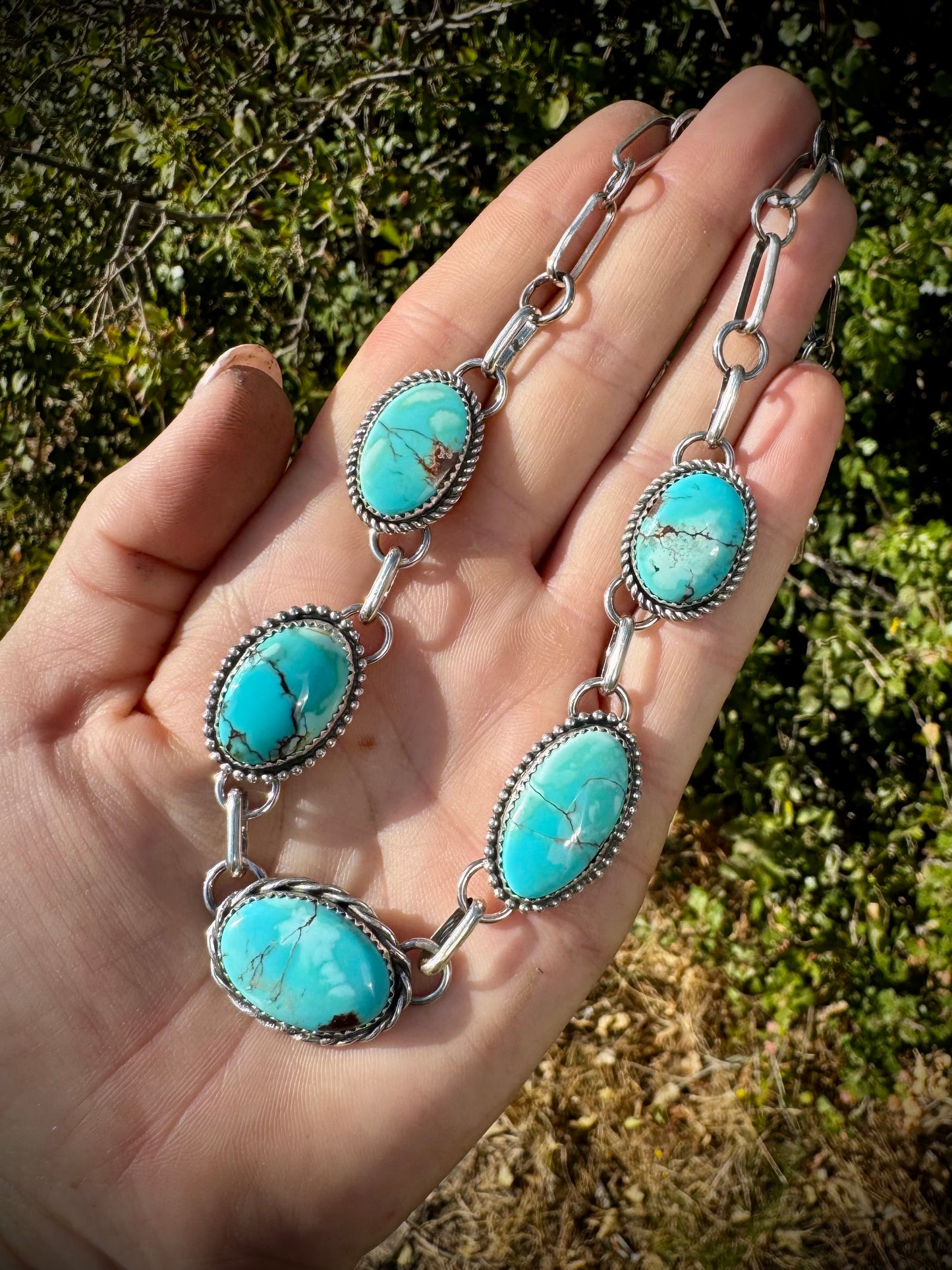 Egyptian Turquoise Choker Necklace