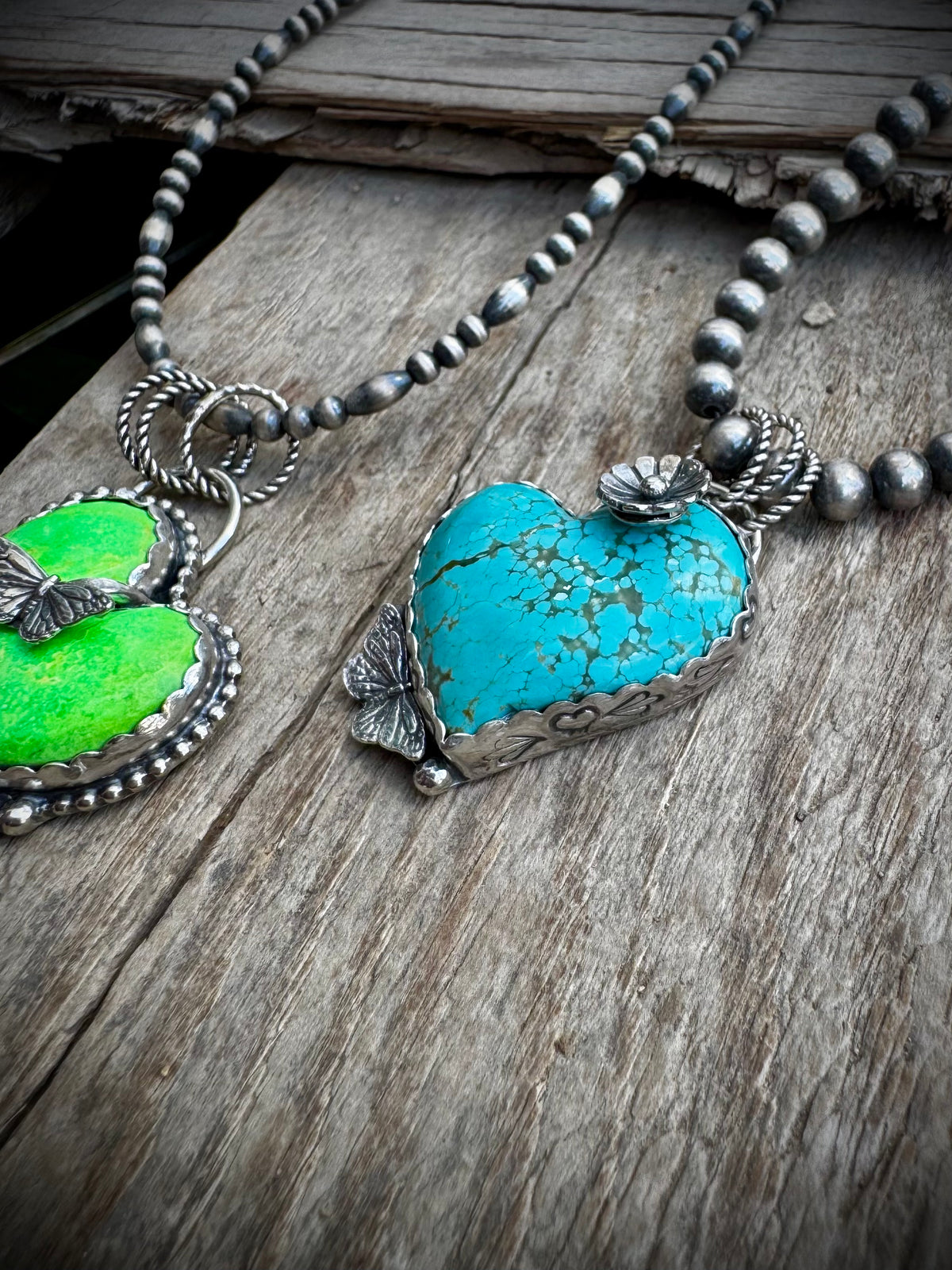 Funky Heart Pendants