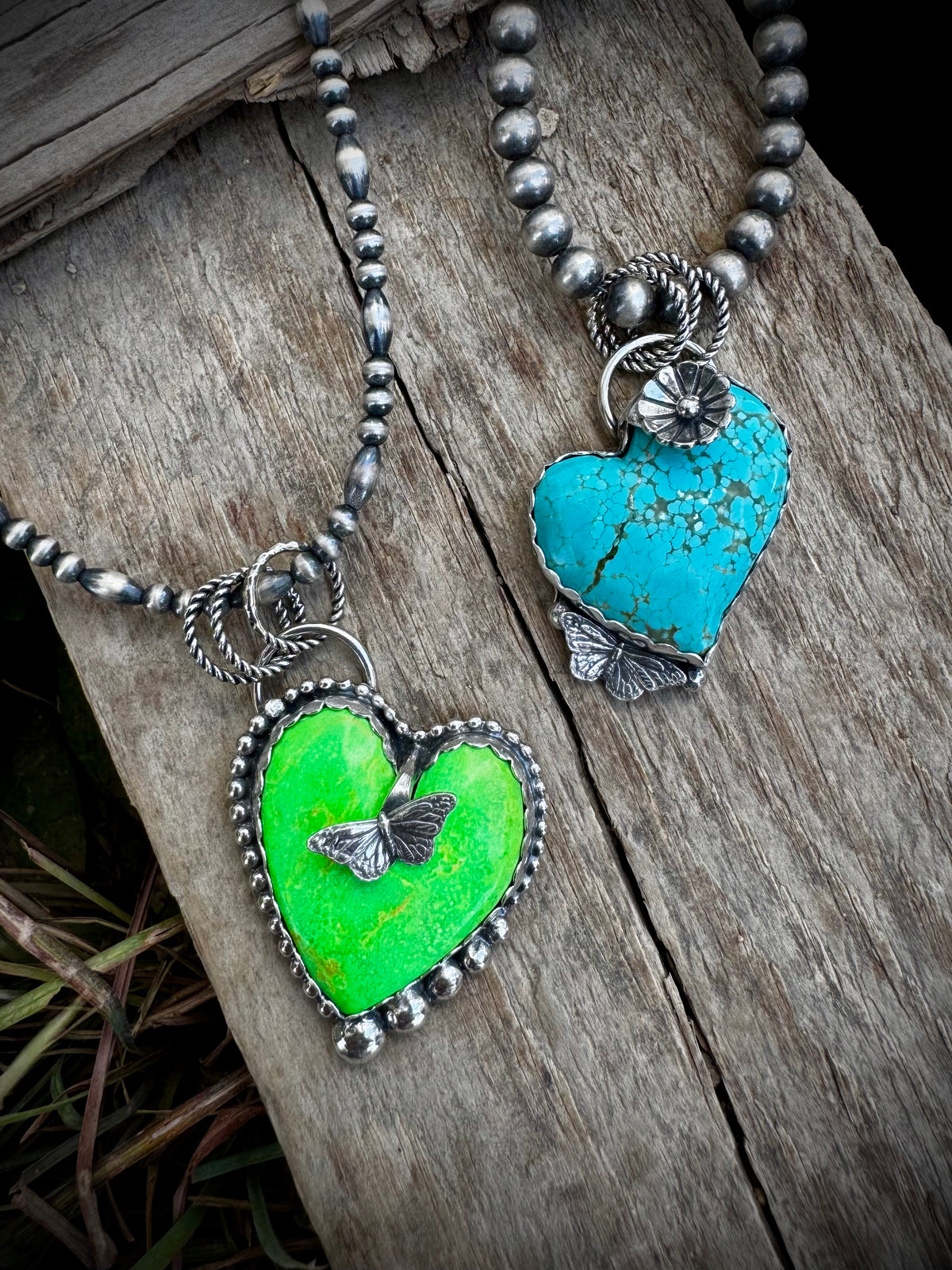 Funky Heart Pendants