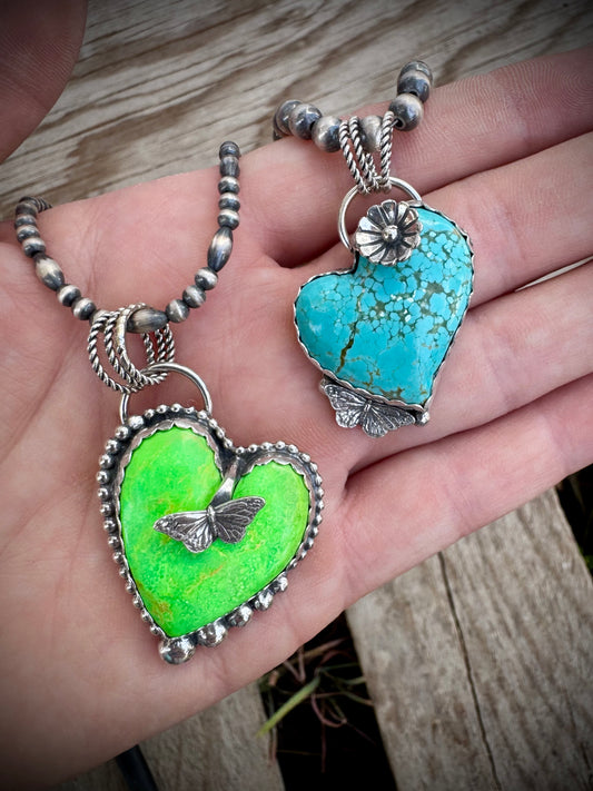 Funky Heart Pendants